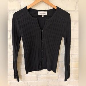 Organic Basics Black Cardigan